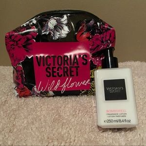 New Victoria secret make up bag & lotion